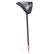 Solar post with 2 white LED